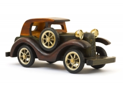 木制轿车模型