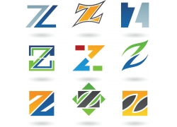 创意Z字母logo设计