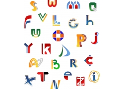 英文字母logo设计