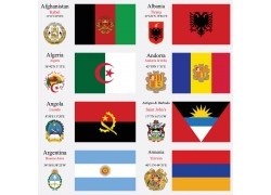 世界各国旗帜素材