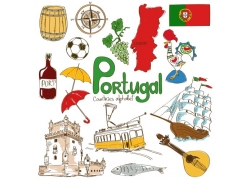 葡萄牙卡通标志物