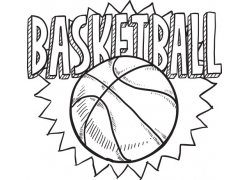 篮球运动素描