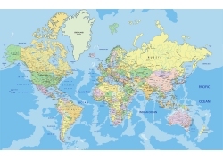 矢量全球地图