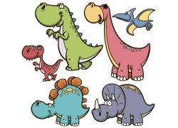 恐龙等卡通动物