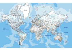 七大洲四大洋世界地图