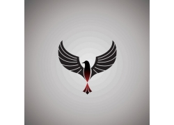 雄鹰翅膀标志设计