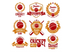 Set of sport labels (15)