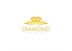 金色钻石logo设计