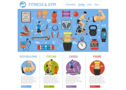 Fitness and Gym Infographics (10)
