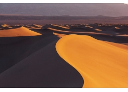 美丽沙漠沙丘景色