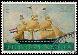 海上帆船邮票